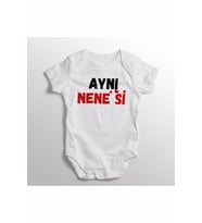 Aynı Nene'si Yazılı Baskılı Bebek Zıbını