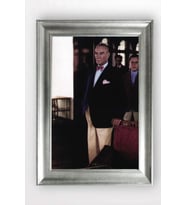 Gümüş Çerçeveli Atatürk Tablo a114