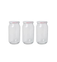 Paşabahçe 1000 cc Cam Kavanoz Kapaklı 20 Li Paket Konserve 1 Lt (Gri)