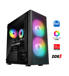 Gaming Pc intel i3 4160 (4.Nesil) 8Gb Ddr3 256Gb M2 Nvme 4Gb R7 240 Oyun Bilgisayarı