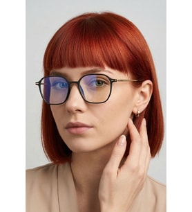 Cortina Mavi Işık Korumalı Metal Saplı Siyah Unisex Ekran Gözlüğü