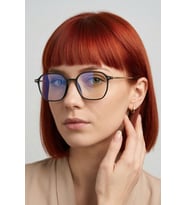 Cortina Mavi Işık Korumalı Metal Saplı Siyah Unisex Ekran Gözlüğü