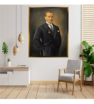 ÇERÇEVELİ ATATÜRK TABLO S715