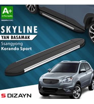 S-Dizayn Ssangyong Korando Sport Skyline Krom Yan Basamak 183 Cm 2019 Üzeri A+ Kalite
