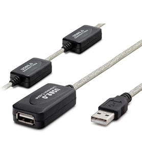 HDX7537 USB (M) TO USB (F) UZATMA KABLO 15M SILVER