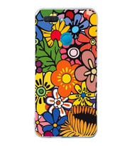 PrintiFy Oppo A12 ile Uyumlu Retro Color 2  Kamera Korumalı Şeffaf  Kılıf