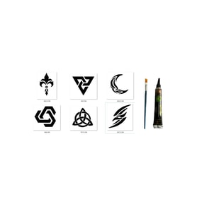 Tribal Modeller Hint Kınasıyla Geçici Dövme Yapma Seti