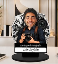 Kişiye Özel Karikatürlü Biblo Fotoğrafçı Masaüstü Ahşap İsimlik Fotoğraflı Fotoğrafçı Hediyesi Profesyonel Fotoğrafçı Dekoru Fotoğrafçı Hediyesi, Profesyonel Fotoğrafçı Hediyesi Meslek Hediyesi,