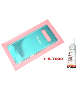 Samsung Galaxy S10 Arka Pil Batarya Kapağı (CAM+B-7000) YEŞİL