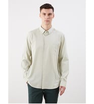 LCWAIKIKI Classic Yeşil Regular Fit Uzun Kollu Poplin Erkek Gömlek