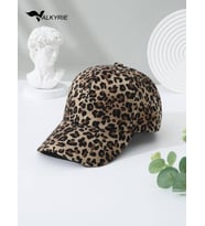 Valkyrie Leopar Desenli Şapka Kadın Erkek Ayarlanabilir Snapback Baseball Cap Spor Günlük Şapka