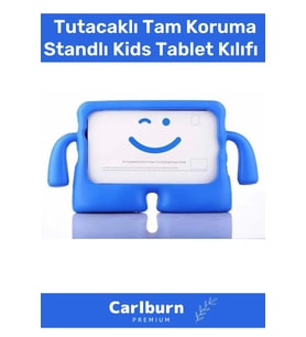 Özel Üretim Apple Ipad 7. 8. 9. Nesil 10.2 Inç Yumuşak Dokulu Tutacaklı Tam Koruma Standlı Kids