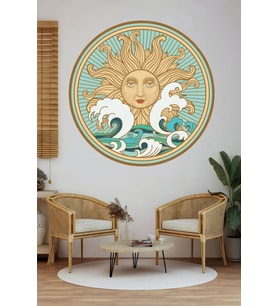 Velaris Boho Bohem Renkli Duvar Sticker
