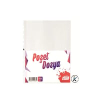 A4 Poşet Dosya 100'lü Saydam 30 Mic.