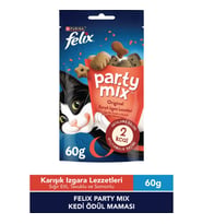Felix Party Mix Original Karışık Izgara Lezzetleri Kedi Ödül Maması 60gr