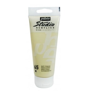 Pebeo Studio Akrilik Boya 100 ml. 65 Buff Titanium 