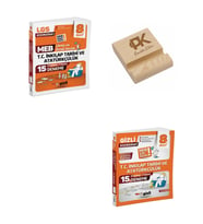 Gizli LGS 8. Sınıf Koordinat İnkılap Çıkmış Sorular ve 8 Sarmal 7 Genel Deneme + PK Telefon Standı