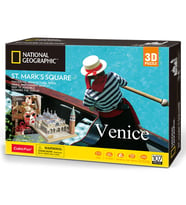 CubicFun National Geographic San Marco Meydanı 3D Puzzle 107 Parç