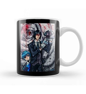 Black Butler Kupa Bardak Porselen
