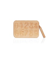 Naturel Rakamlı Ahşap Tabla (Kahverengi)