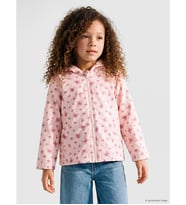 LCW Kids Pembe Su İtici Kapüşonlu Kız Çocuk Yağmurluk