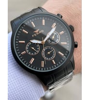 FERRO İç Fonksiyonları Aktif Chronograph 30 Mt Su Geçirmez Erkek kol Saat xf0049