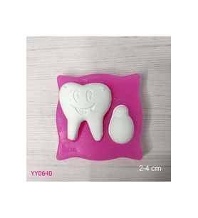 YY0640 Yanları Yıldızlı Diş Silikon Kalıp