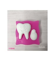 YY0640 Yanları Yıldızlı Diş Silikon Kalıp