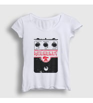 Presmono Kadın Beyaz Big Muff Müzik Mudhoney T-Shirt 502340tt