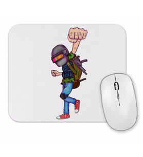 Feminina Battlegrounds Mouse Pad