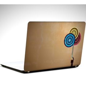 Retro Laptop Sticker 13 İnch (34X24CM)