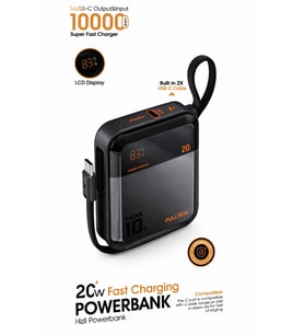 Fulltech FP41 Prime 10000 mAh 20W Hızlı Şarj Powerbank