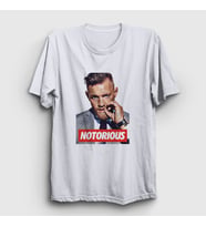 Presmono Unisex Beyaz Notorious V3 Ufc Conor McGregor T-Shirt 312323tt