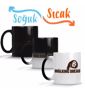 The Walking Dread Marrom Sihirli Kupa Bardak Porselen