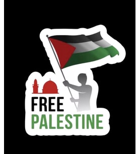 Free Palestine Gaza Araba Sticker Etiket 19CM Gazze Filistin