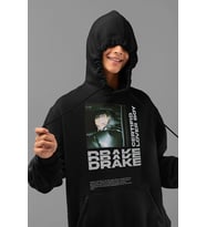 Drake Lover Boy Baskılı Unisex Oversize Rapper Hoodie