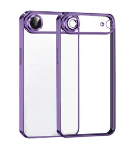 iPhone 17 Air Razer Lensli Silikon - Mor