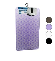 DİKDÖRTGEN - LÜX PVC PETEK DESEN - ŞEFFAF-BUZLU 98PCS VANTUZ KAYDIRMAZ BANYO - KÜVET PASPAS 37X68CM