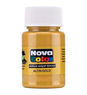 NOVA COLOR ALTIN 30 CC ŞİŞE AKRİLİK BOYA