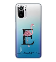 Xiaomi Flamingo Harf Tasarımlı Şeffaf Telefon Kılıfı