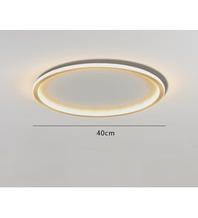 Eskitme Gold Ø40cm Çember Avize 4000K Gün Işığı Led Tavan Lambası