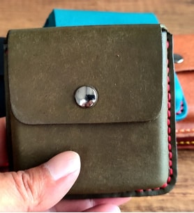 Sumerian Wallet Deri Sigara Kılıfı Premium Pueblo Deri (Yeşil)