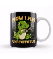 I Am Unstoppable TRex Funny Short Dinosaur Arms Kupa Bardak Porselen