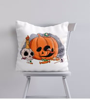 BK Gift Happy Halloween Tasarımlı Yastık-2