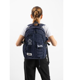 Unisex, Ultra Hafif, Çok Cepli, Sırt Çantası Lacivert Model: (VNT-9B)