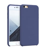 Apple iPhone 6 İnce Mat Silikon Kılıf Lacivert