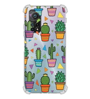 PrintiFy Xiaomi Mi 10 T Pro Uyumlu Water Color 4 Baskılı Şeffaf Köşe Korumalı Antişok Kılıf