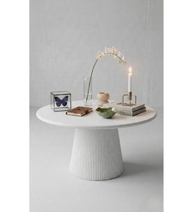 Beyaz Renk Mantar Orta Sehpa