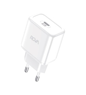Rova SB101 Pd Type-C Çıkışlı Hızlı Şarj Başlığı 20w -Uyumlu  KVK Teknik Servis Garantili