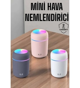 Buharlı Hava Nemlendirici Aromaterapi Renk Değiştirilebilir